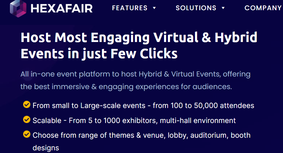 Host Most Engaging Virtual & Hybrid Events 